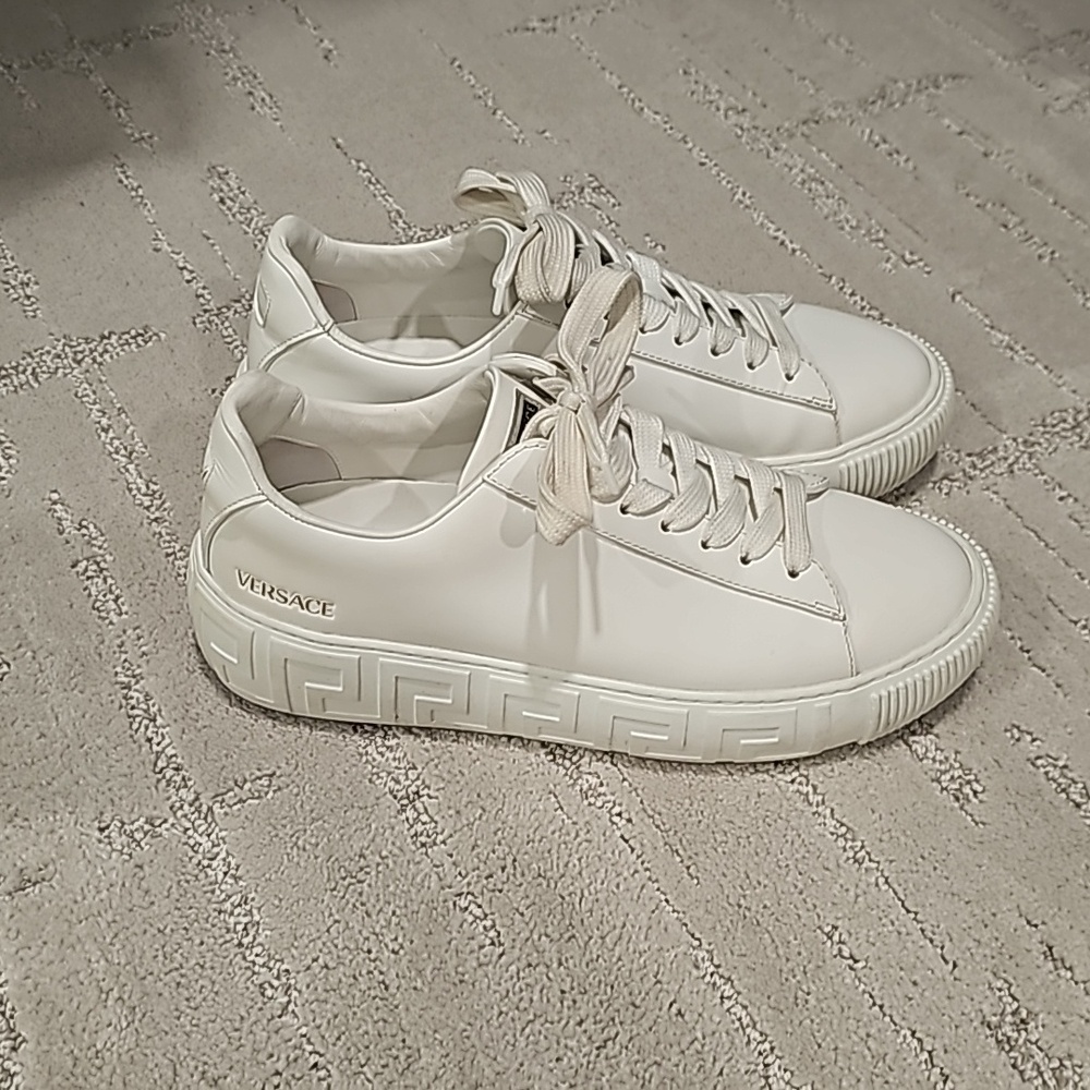 Versace Greca Logo Patch Sneakers